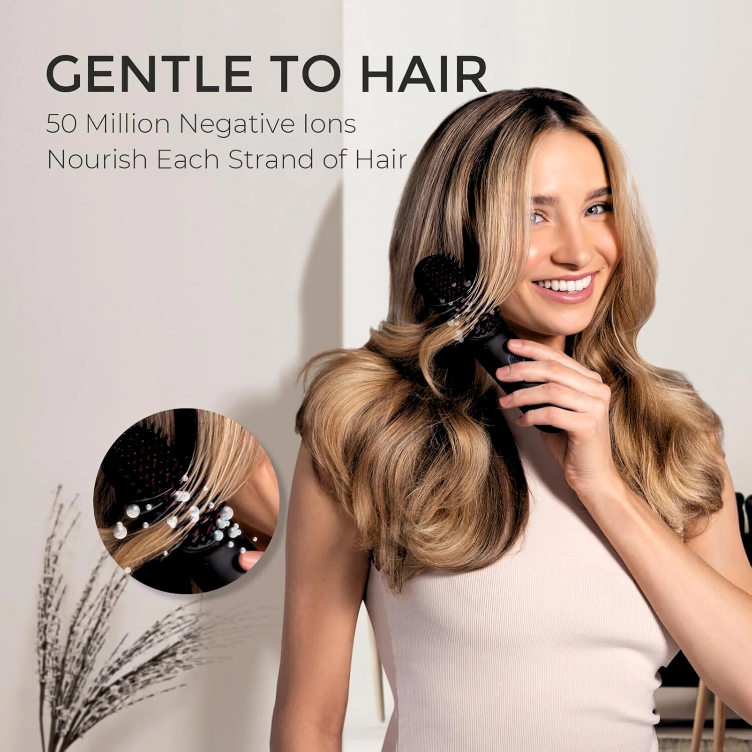 Wireless Hair Straightener Brush