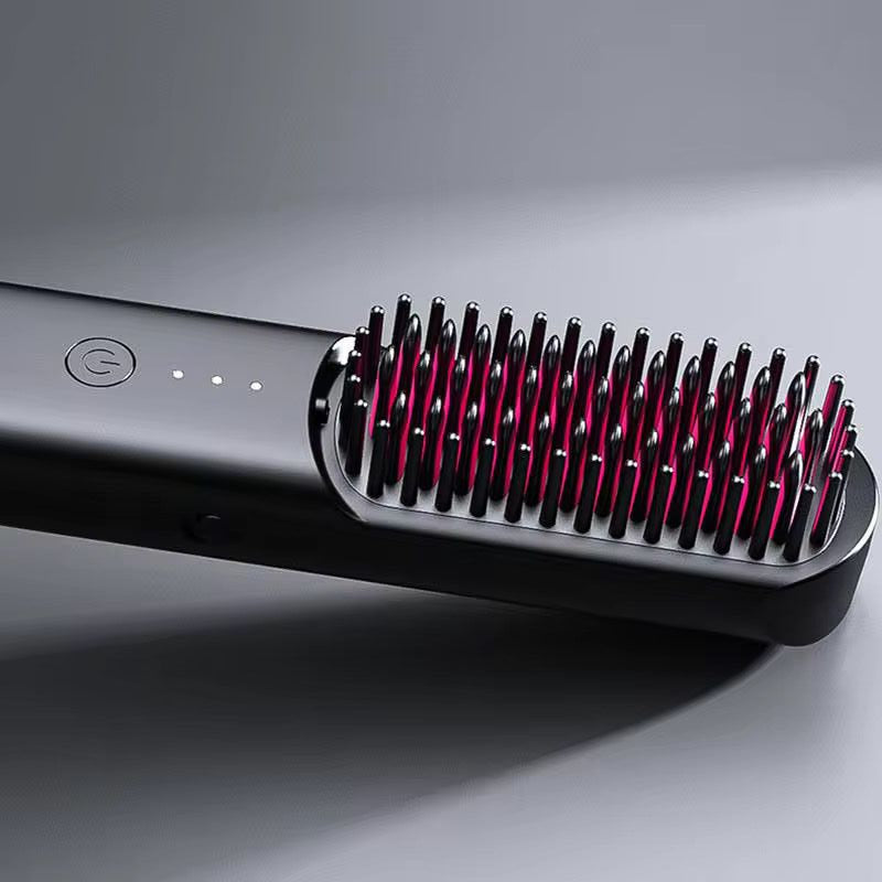 Wireless Hair Straightener Brush